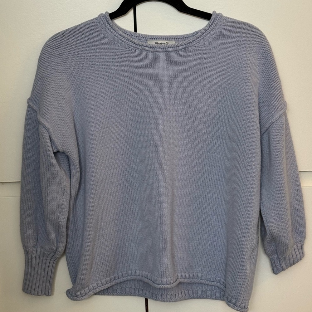 Light blue Maxwell Crew Sweater